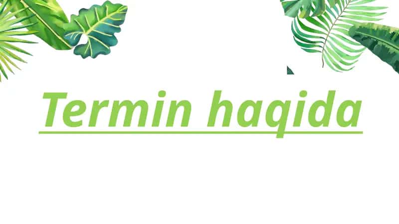 Termin 1