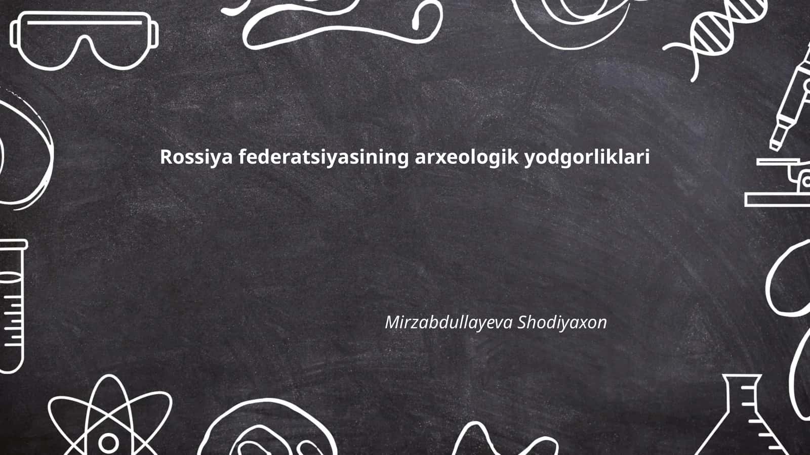 Oltin O'rdaning arxeologik yodgorliklari 1