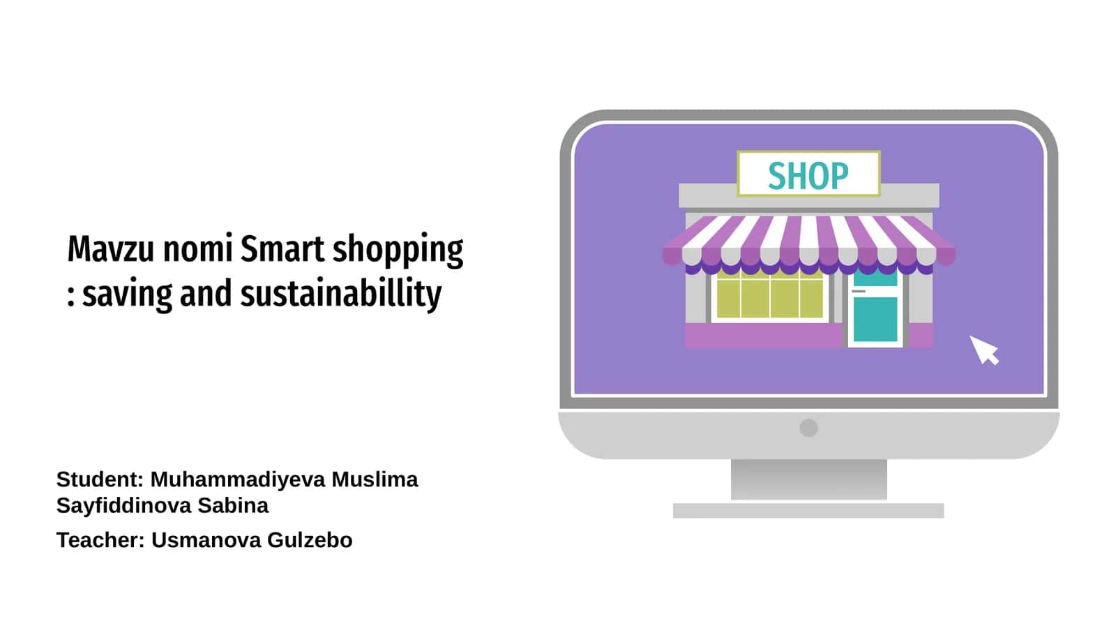 Smart shopping: saving and sustainabillity 1