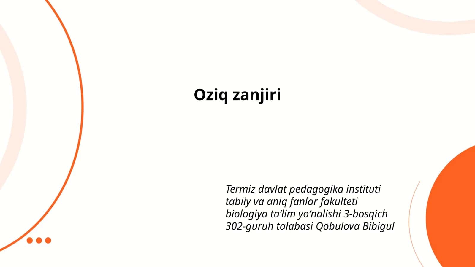 Oziq zanjiri 1