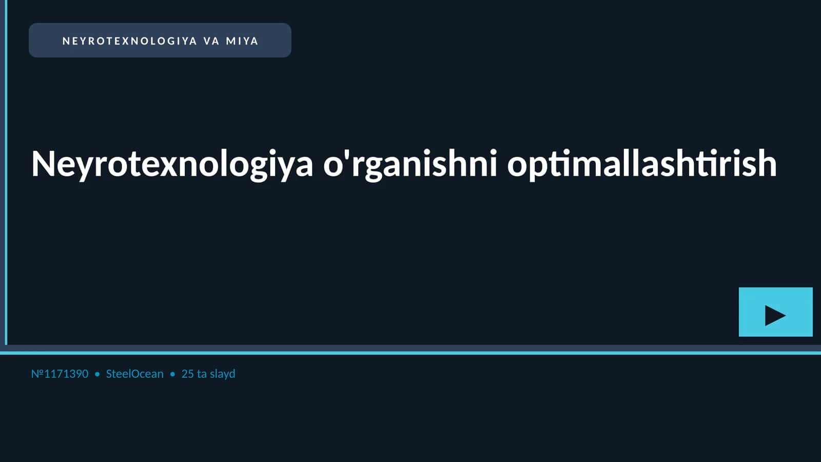 NEYROTEXNOLOGIYA VA MIYA 1