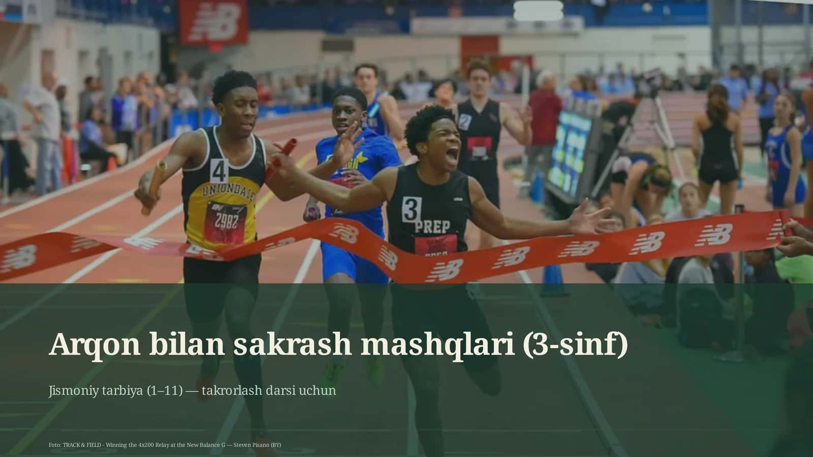 Arqon bilan sakrash mashqlari (3-sinf) 1