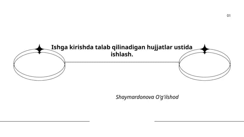 Ishga kirish hujjatlari 1