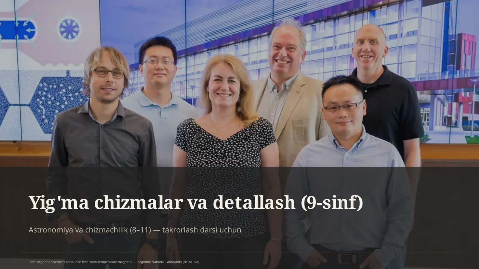 Yig'ma chizmalar va detallash (9-sinf) 1