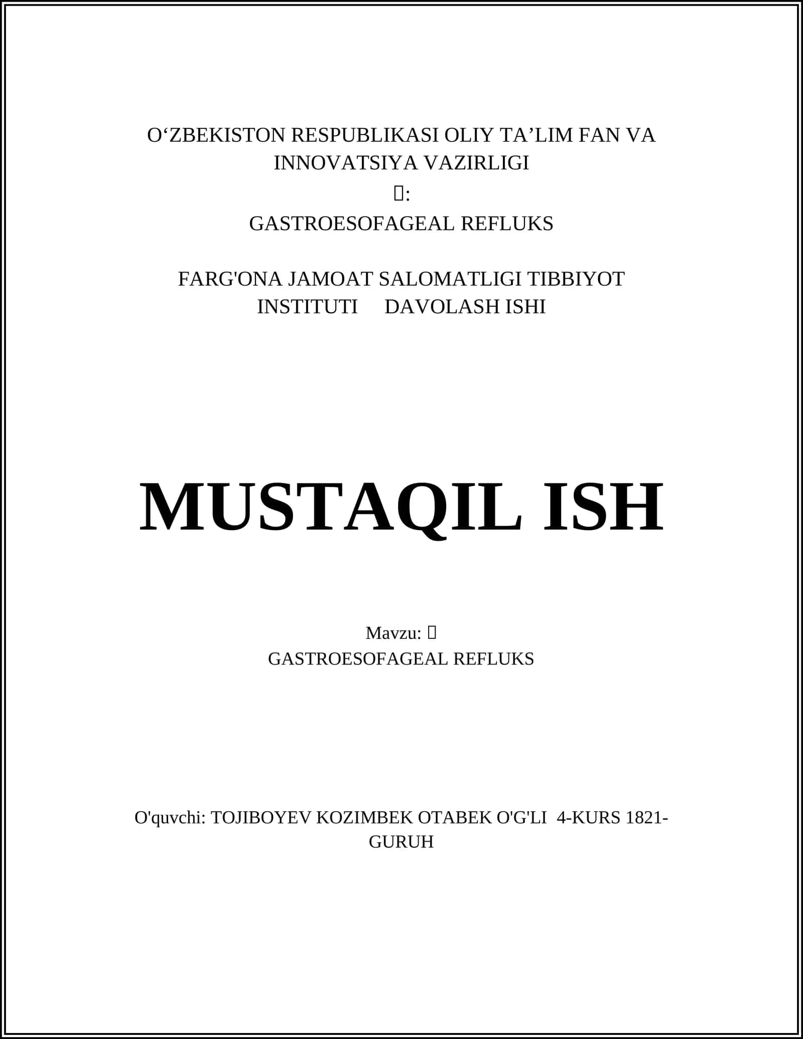 GASTROESOFAGEAL REFLUKS 1