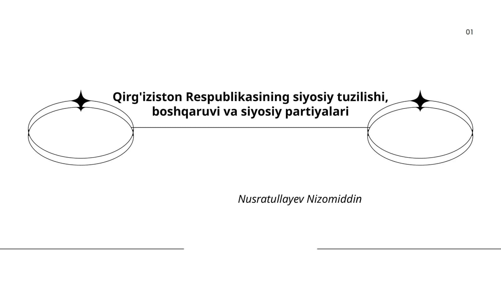Qirg'iziston Respublikasining siyosiy tuzilishi, boshqaruvi va siyosiy partiyalari 1