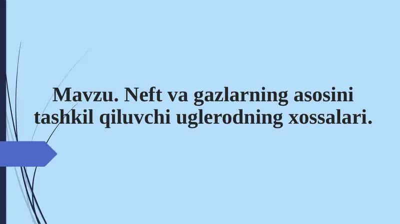 Uglerodning xossalari 1