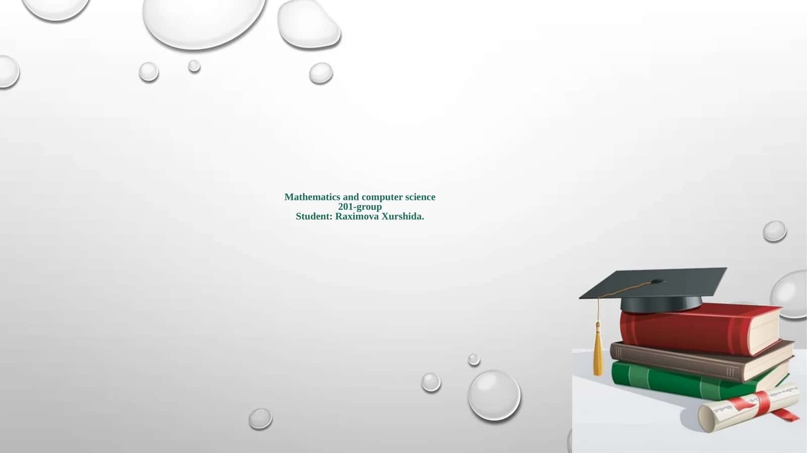 Mathematics and computer science 1