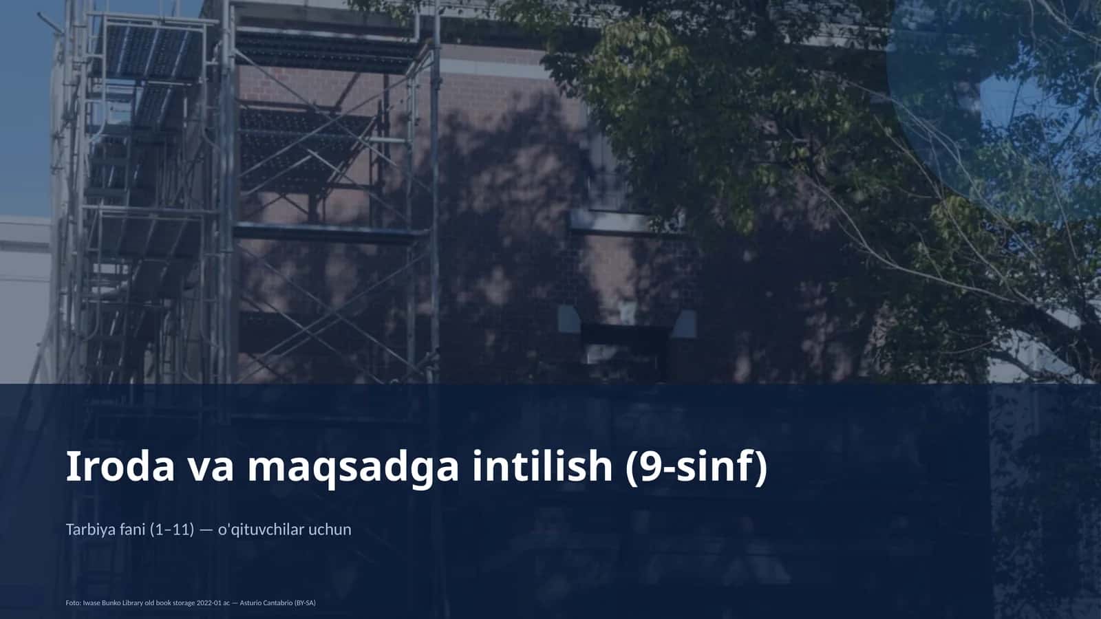 Iroda va maqsadga intilish (9-sinf) 1