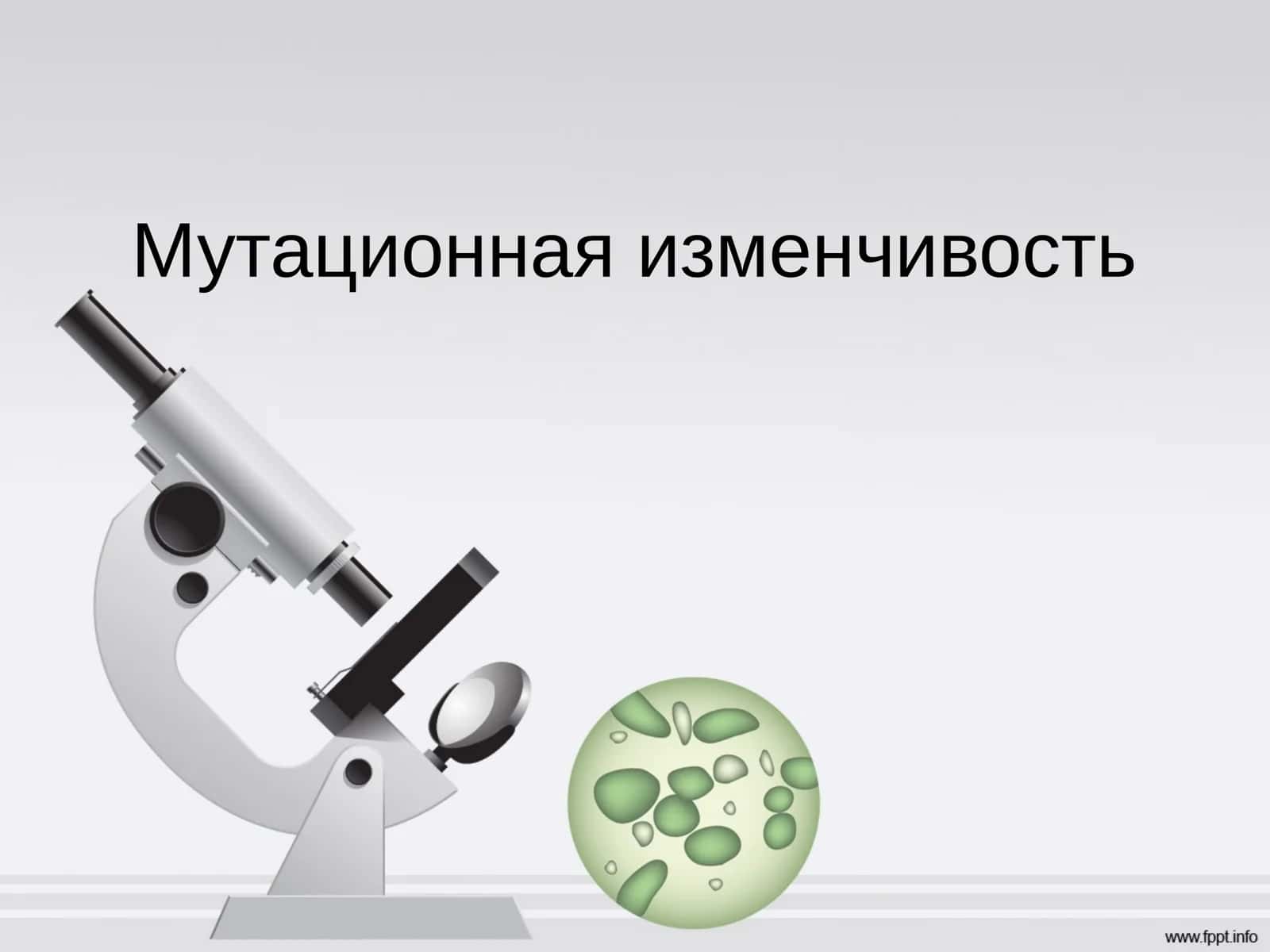 Мутационная изменчивость 1