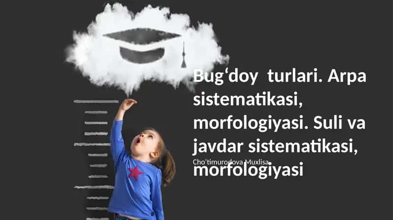 Bug'doy turlari 1