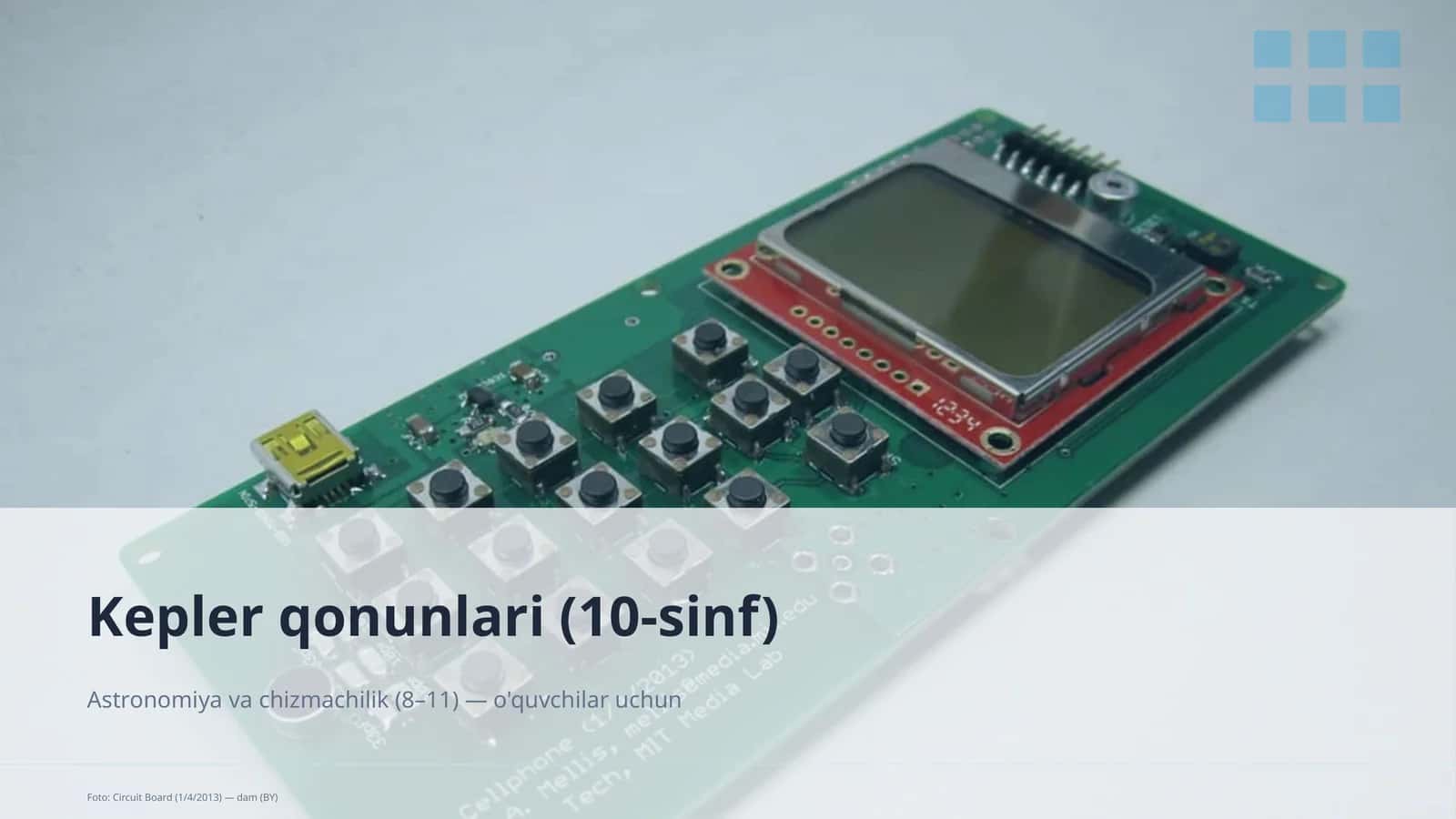 Kepler qonunlari (10-sinf) 1