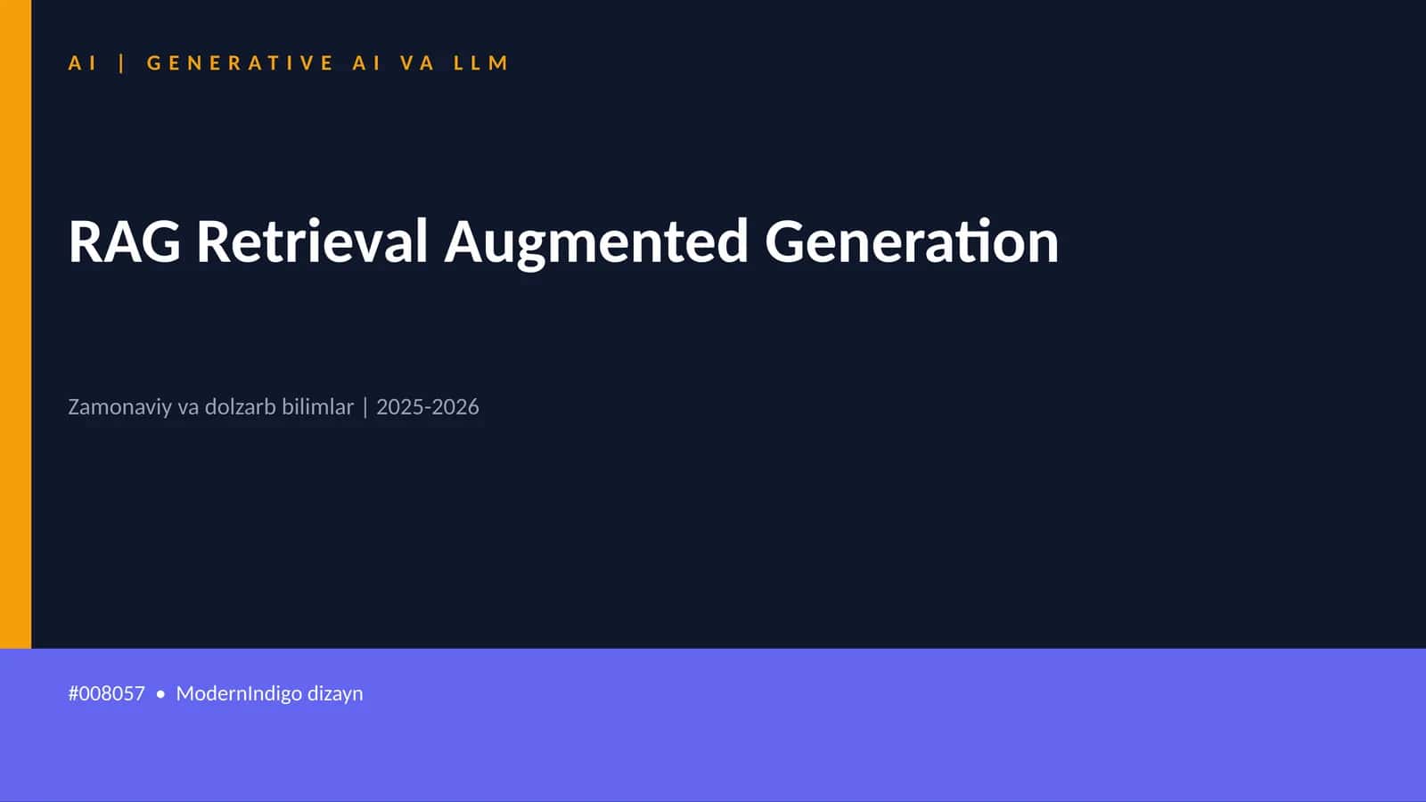 GENERATIVE AI VA LLM 1