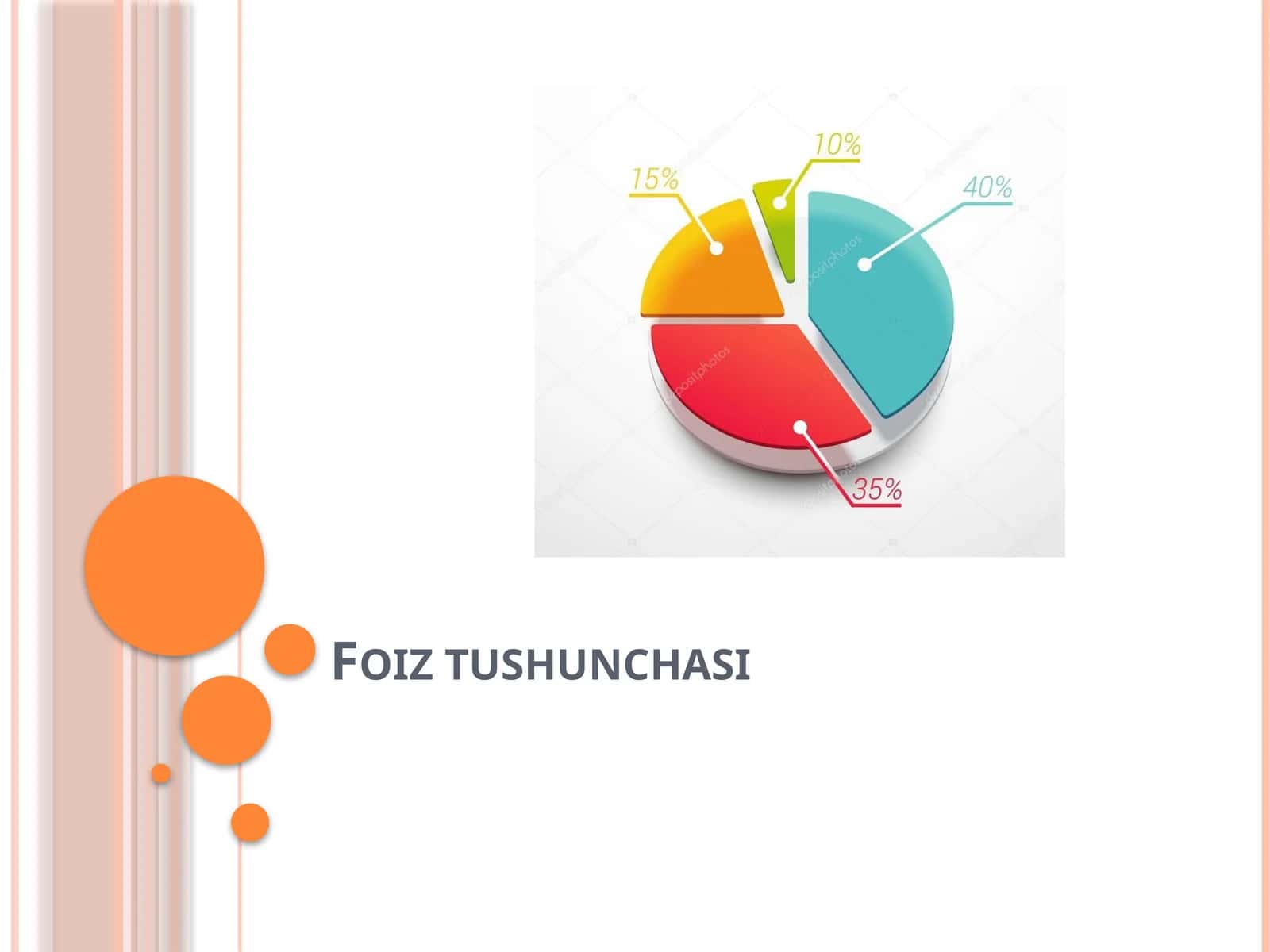 Foiz tushunchasi 1
