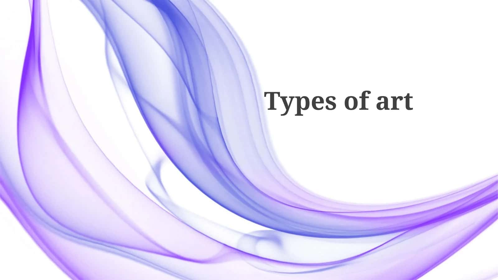 Types of art 1