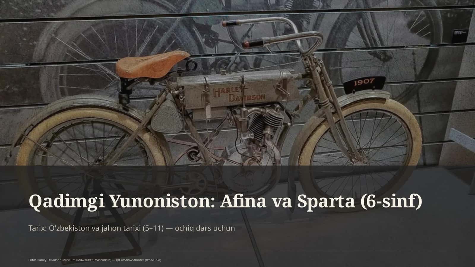 Qadimgi Yunoniston: Afina va Sparta (6-sinf) 1