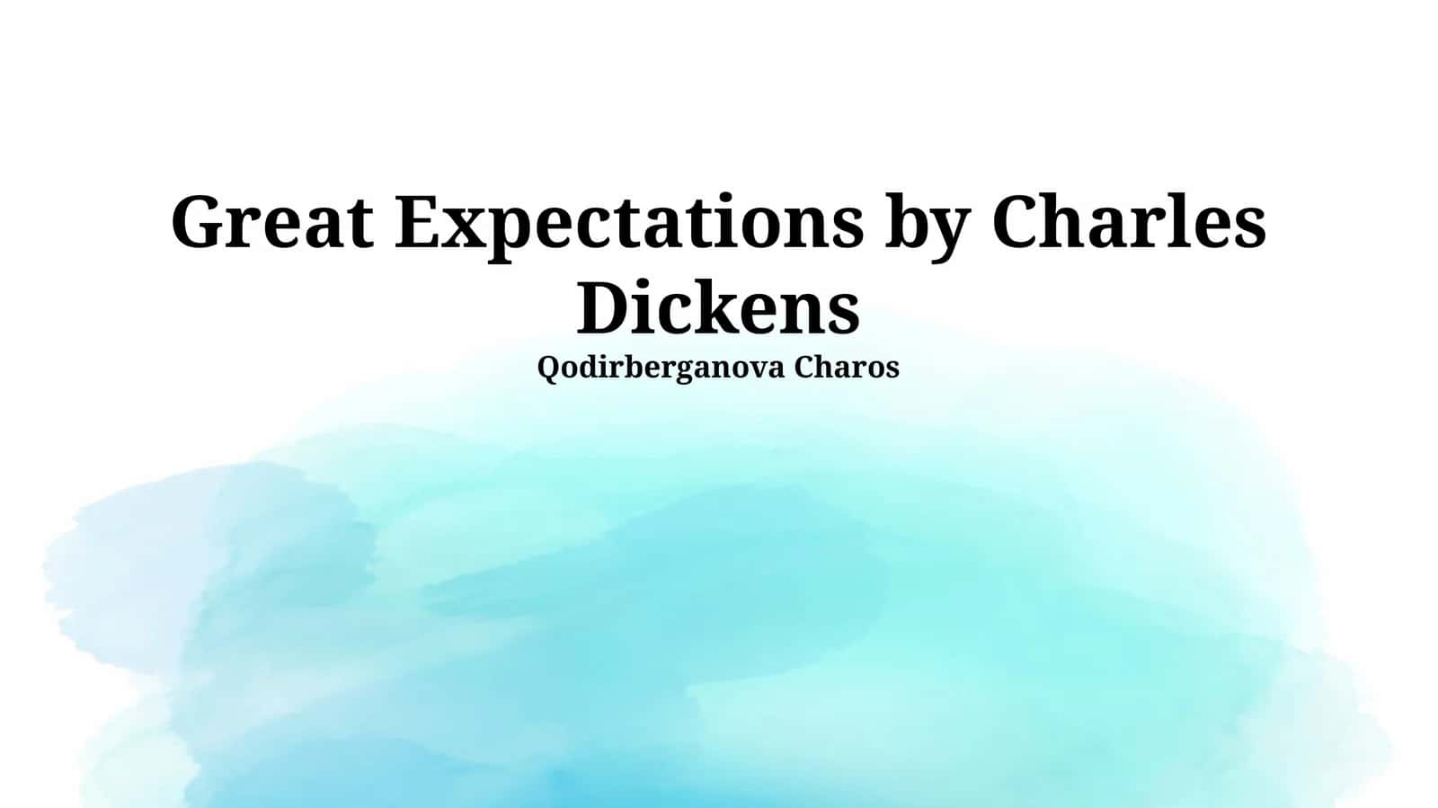 Qodirberganova Charos 1