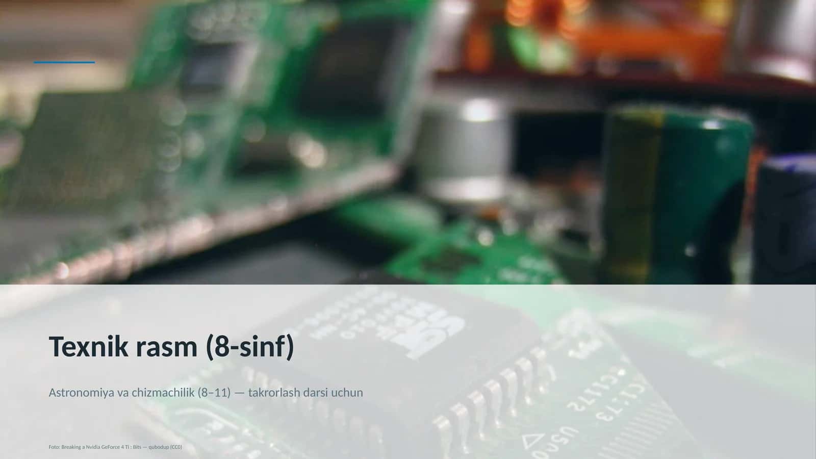 Texnik rasm (8-sinf) 1