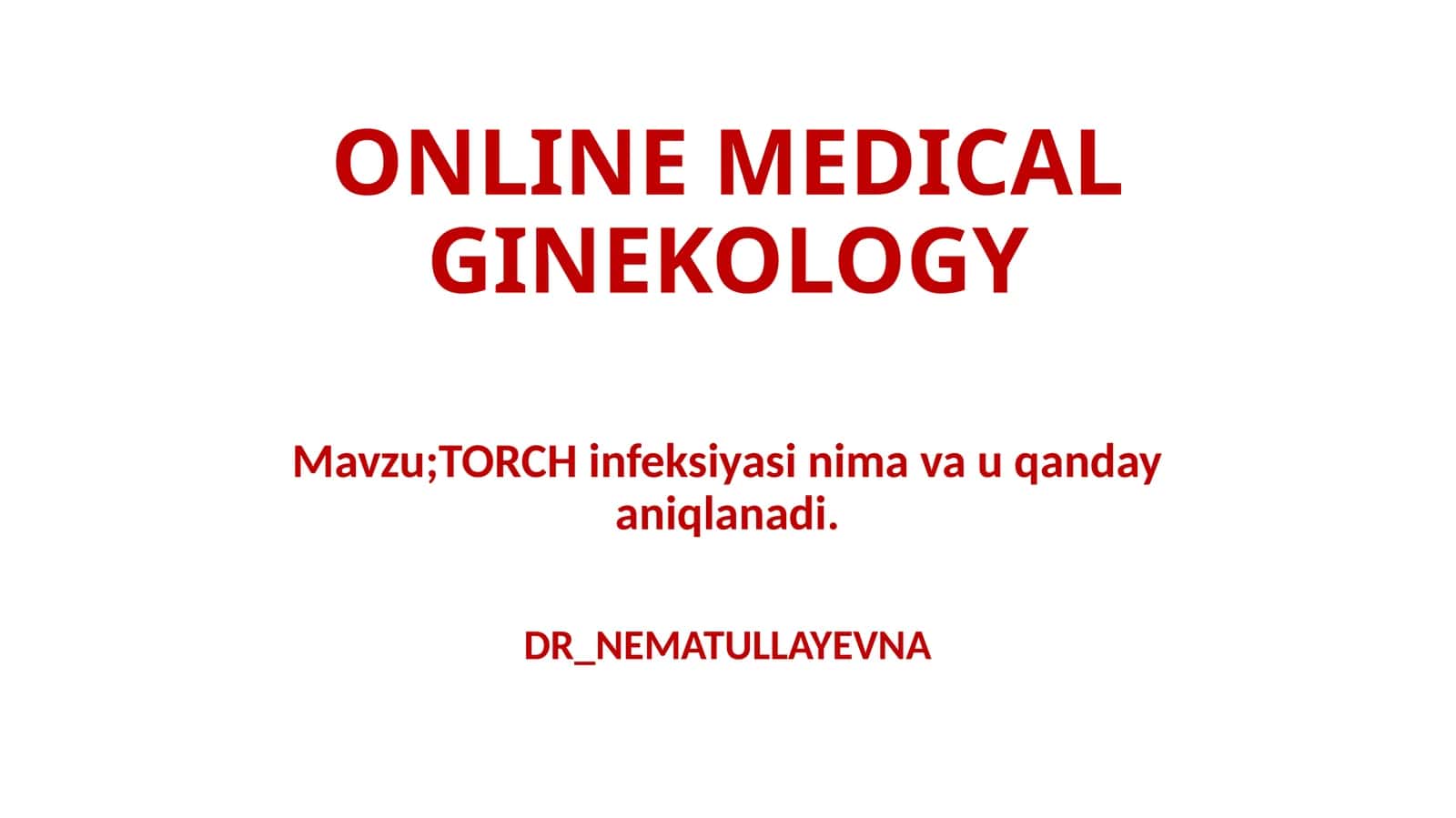 TORCH infeksiyasi 1