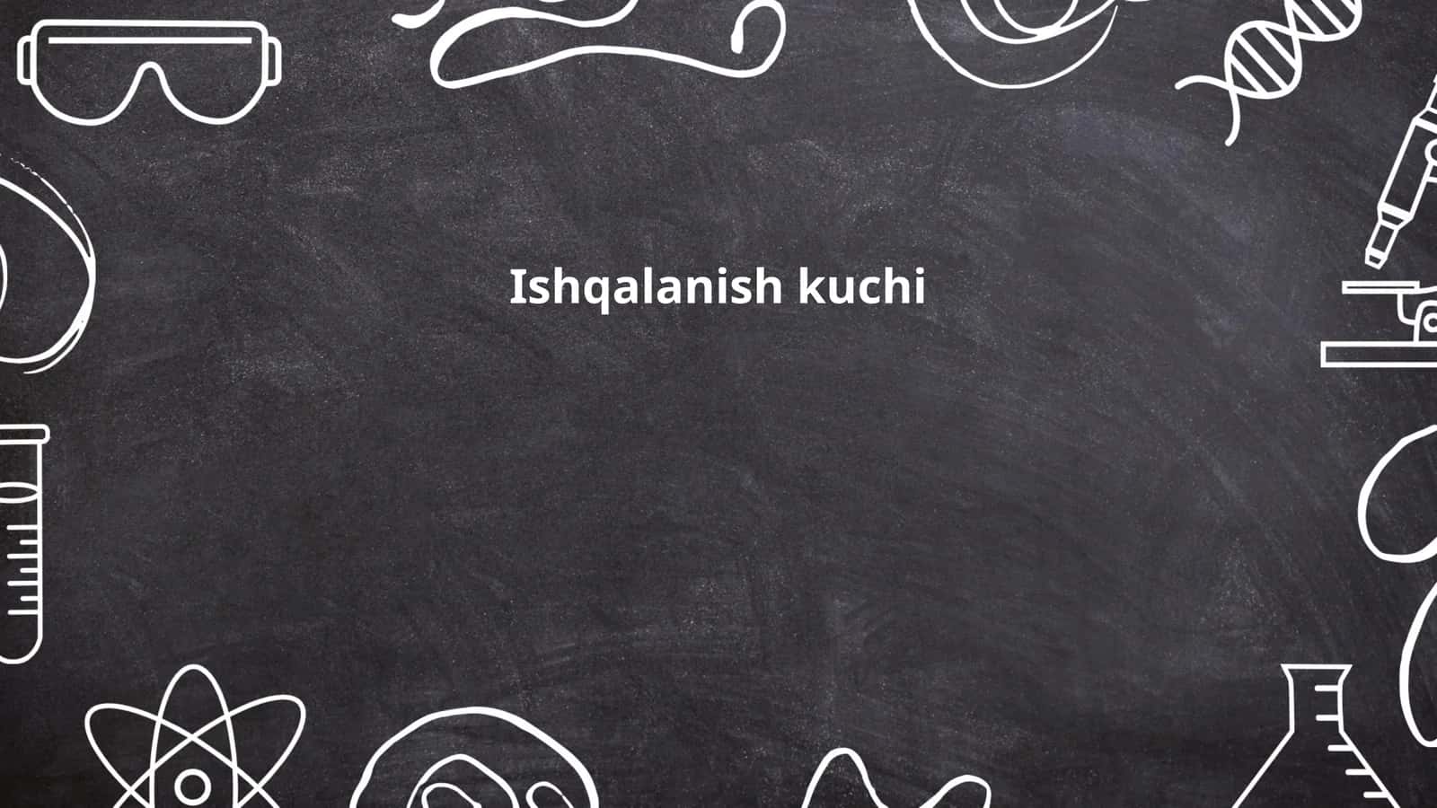 Ishqalanish kuchi 1