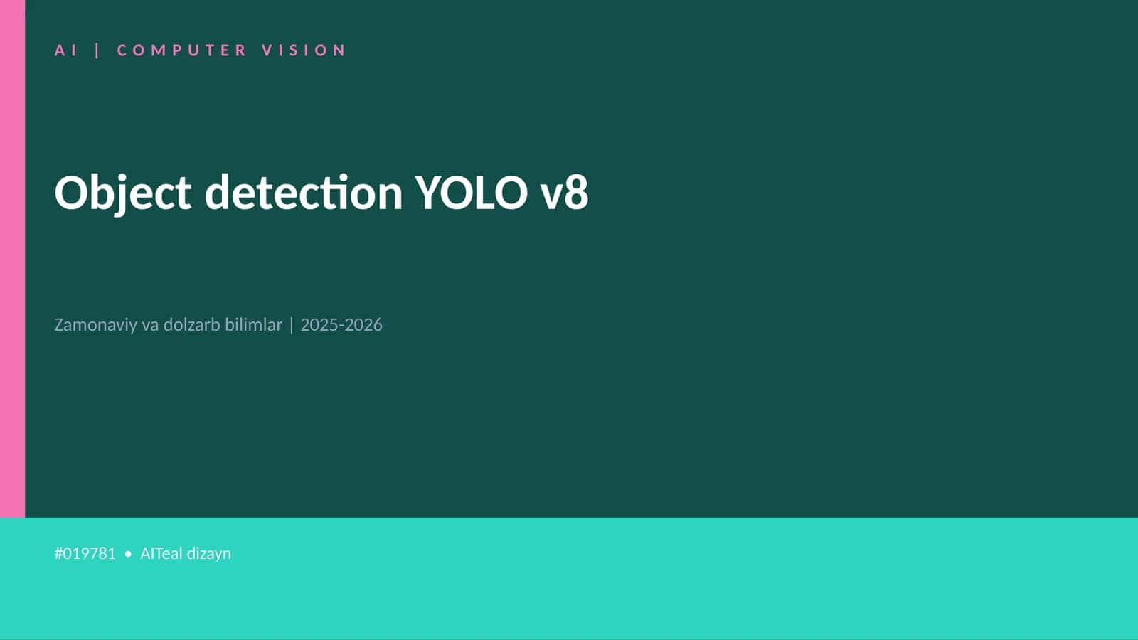 Object detection YOLO v8 1