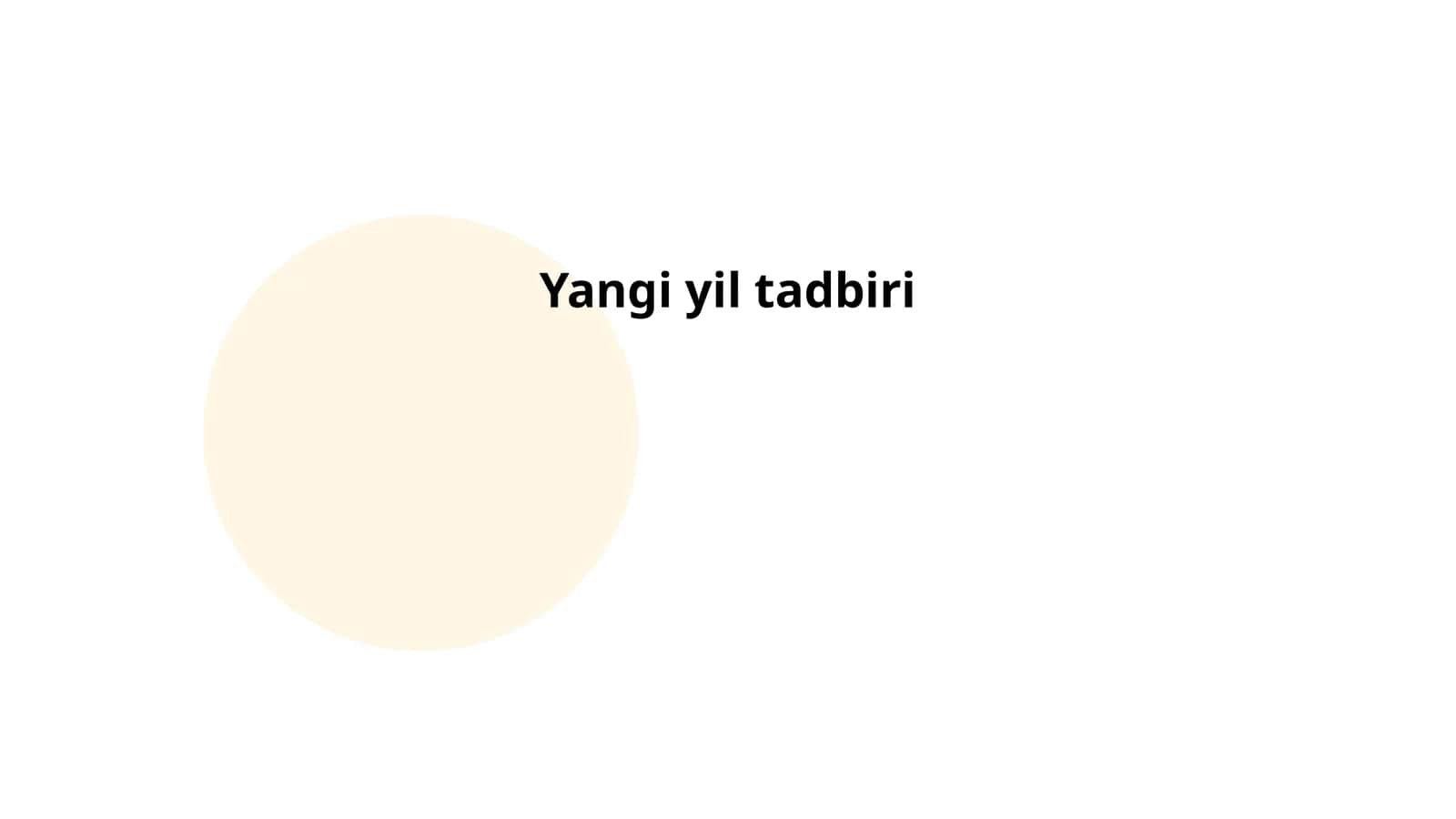 Yangi yil tadbiri 1