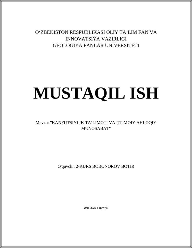 Kanfutsiylik tali̇modi 1
