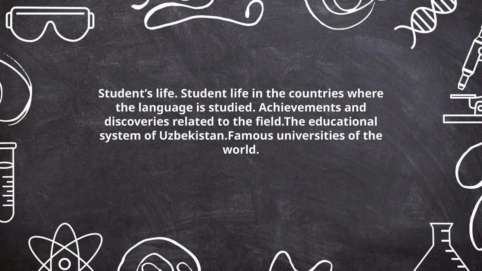 Student’s life and educational systems 1