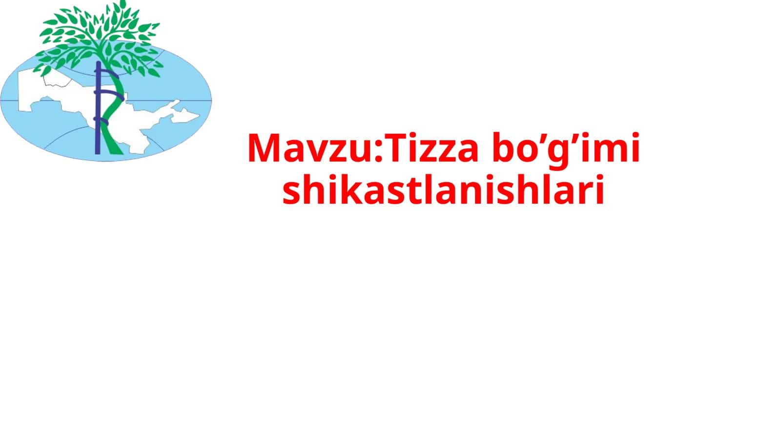 Tizza bo’g’imi shikastlanishlari 1