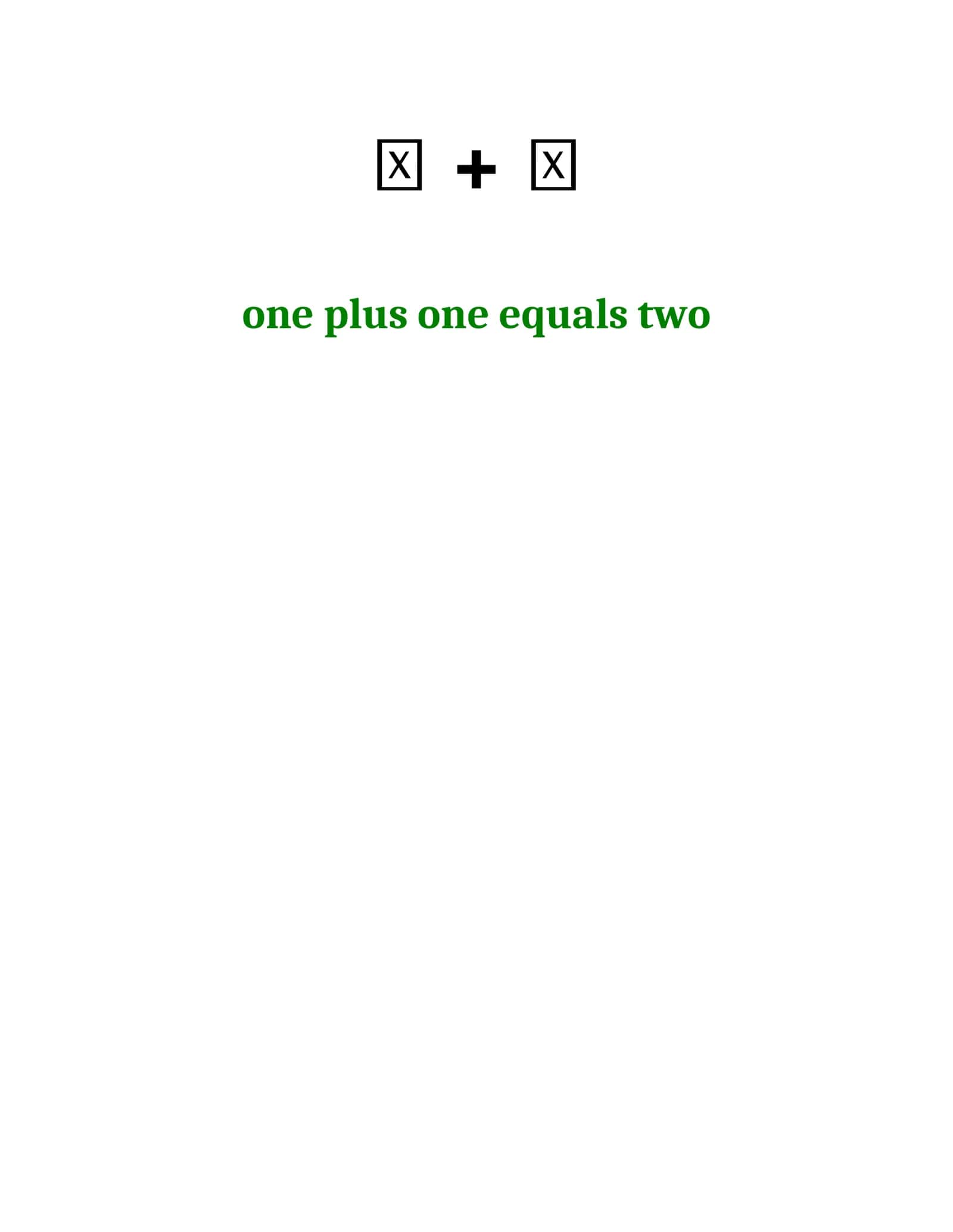 English addition 1