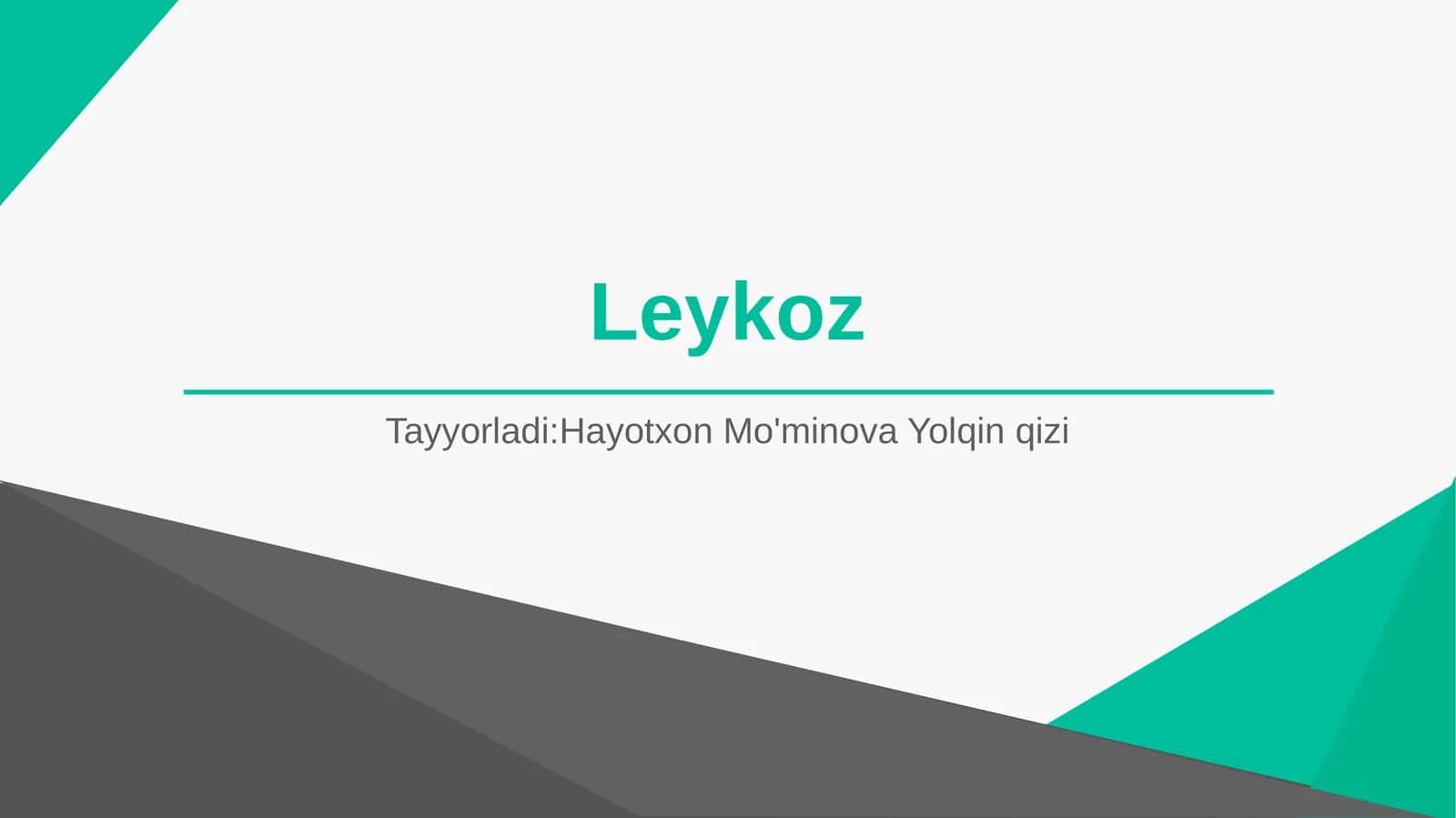Leykoz 1
