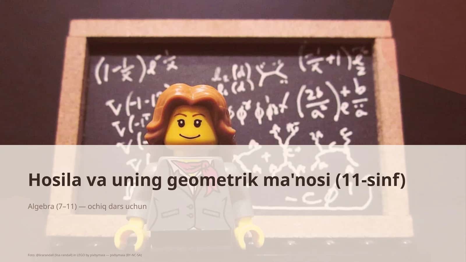 Hosila va uning geometrik ma'nosi (11-sinf) 1