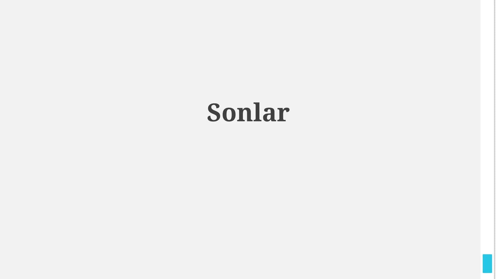 Sonlar 1