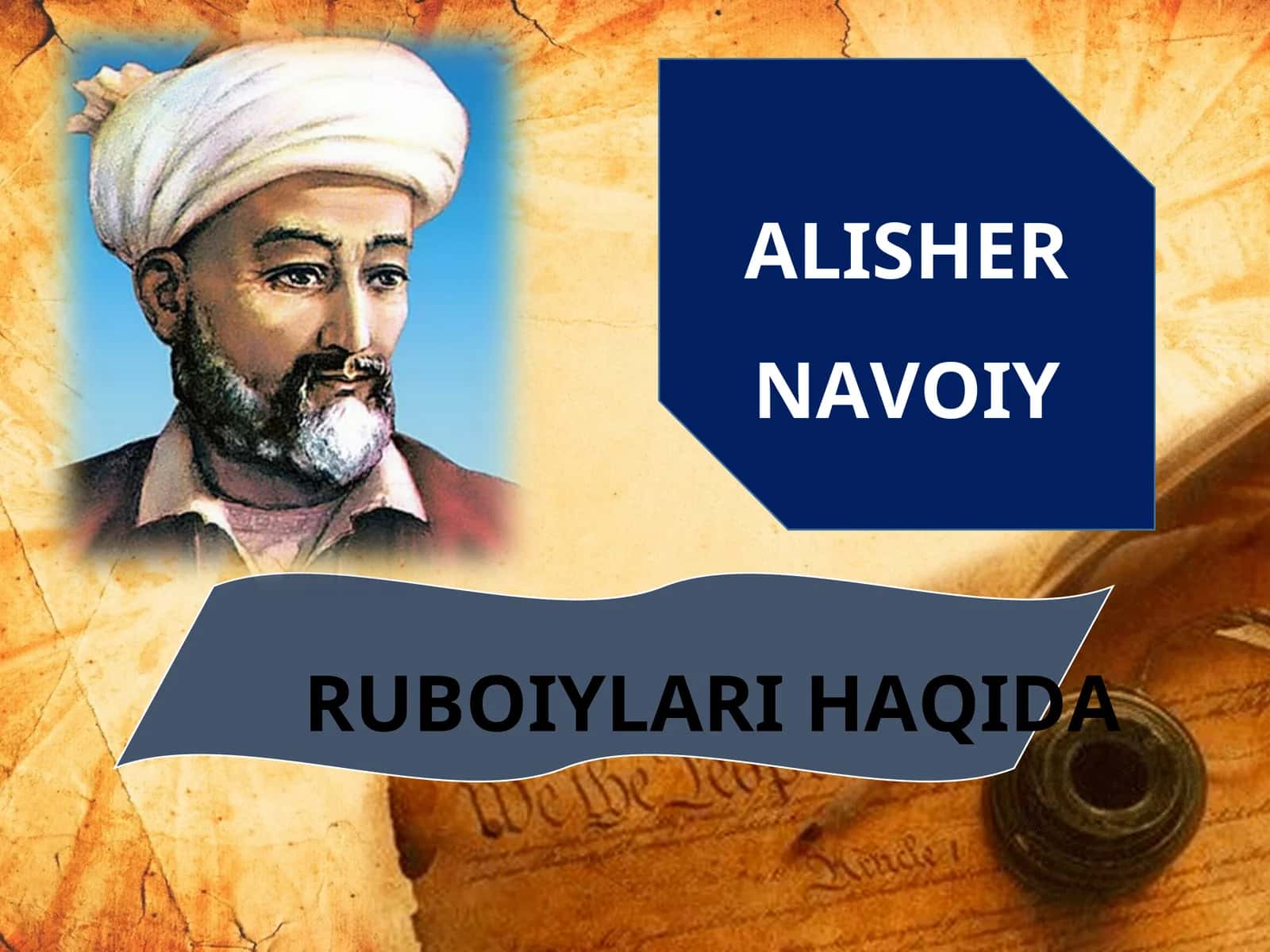 ALISHER NAVOIY RUBOIYLARI HAQIDA 1