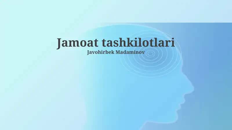 Davlat tashkilotlari 1