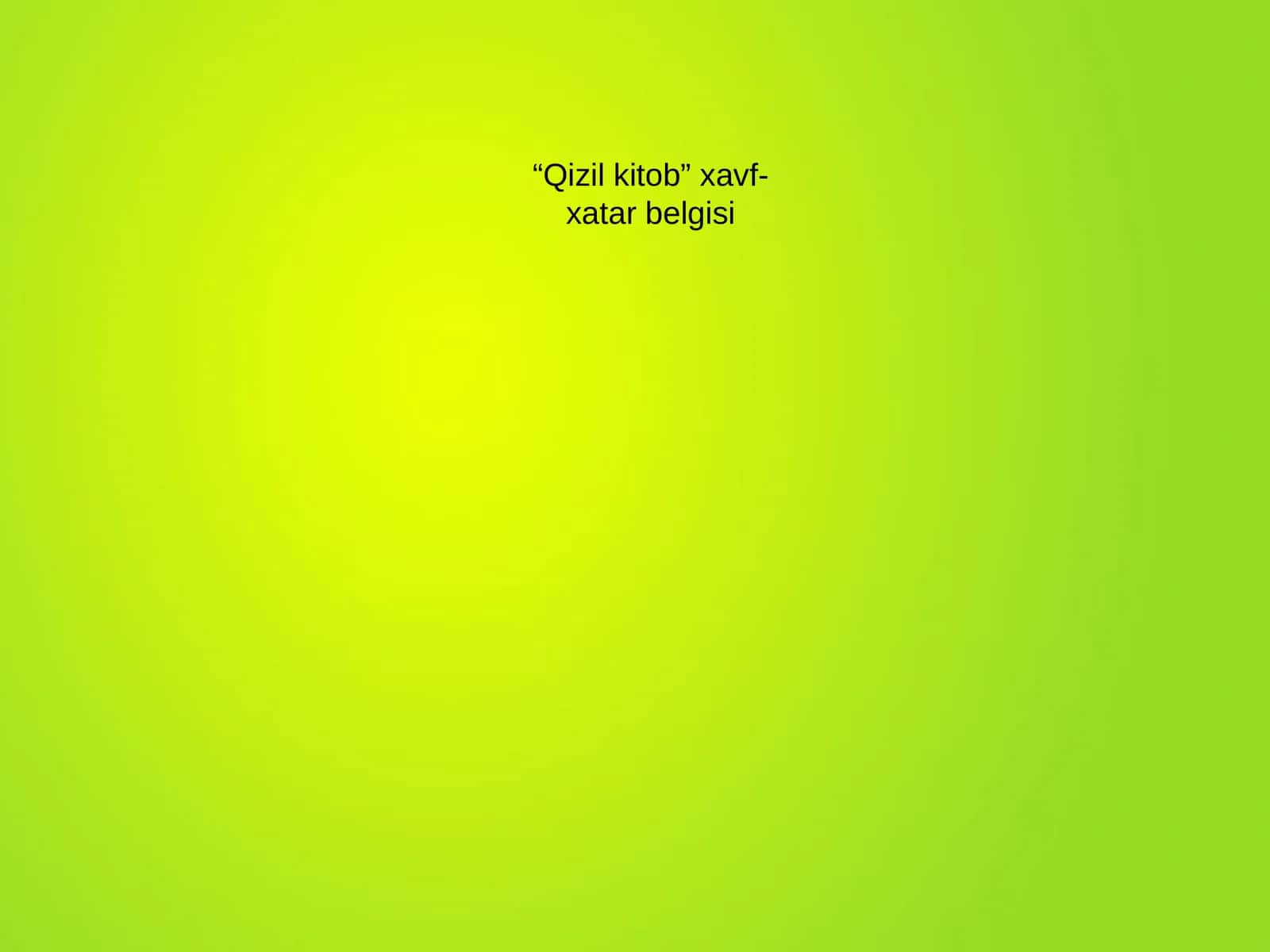 Qizil kitob 1