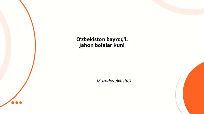 Oʻzbekiston bayrogʻi 1