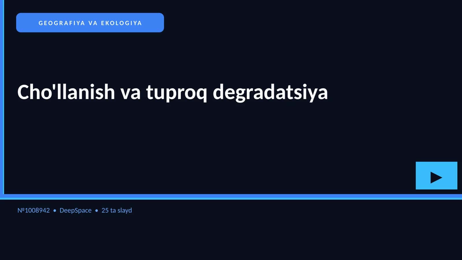 GEOGRAFIYA VA EKOLOGIYA 1