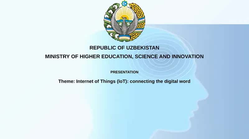 Internet of Things (IoT) 1