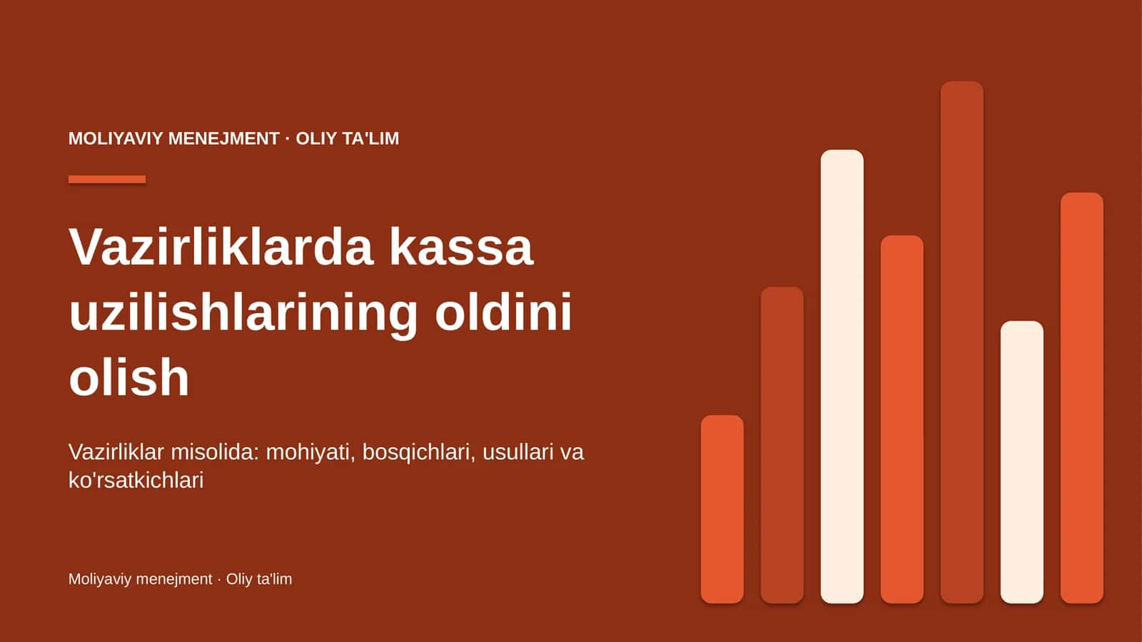 vazirliklarda kassa uzilishlarining oldini olish 8064 1