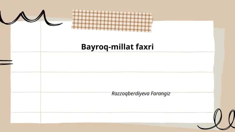 Bayroq-millat faxri 1