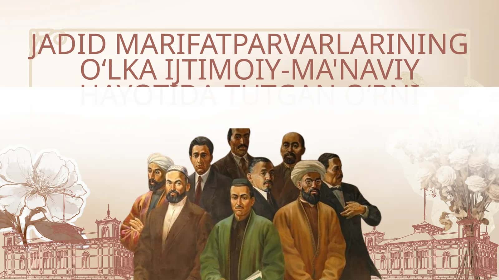 Oʻzbekistonning Eng Yangi Tarixi:mustaqil ish 1