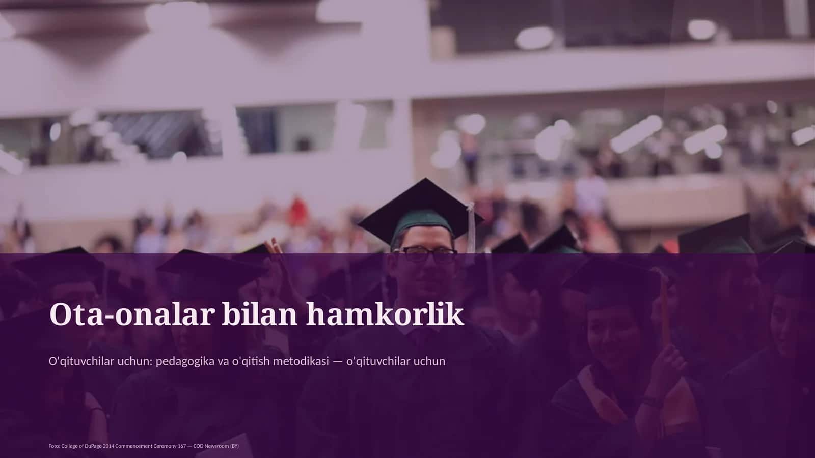 Pedagogika va o'qitish metodikasi 1