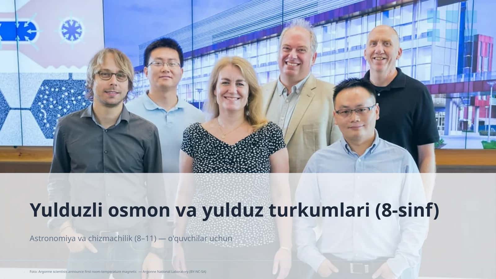 Yulduzli osmon va yulduz turkumlari (8-sinf) 1