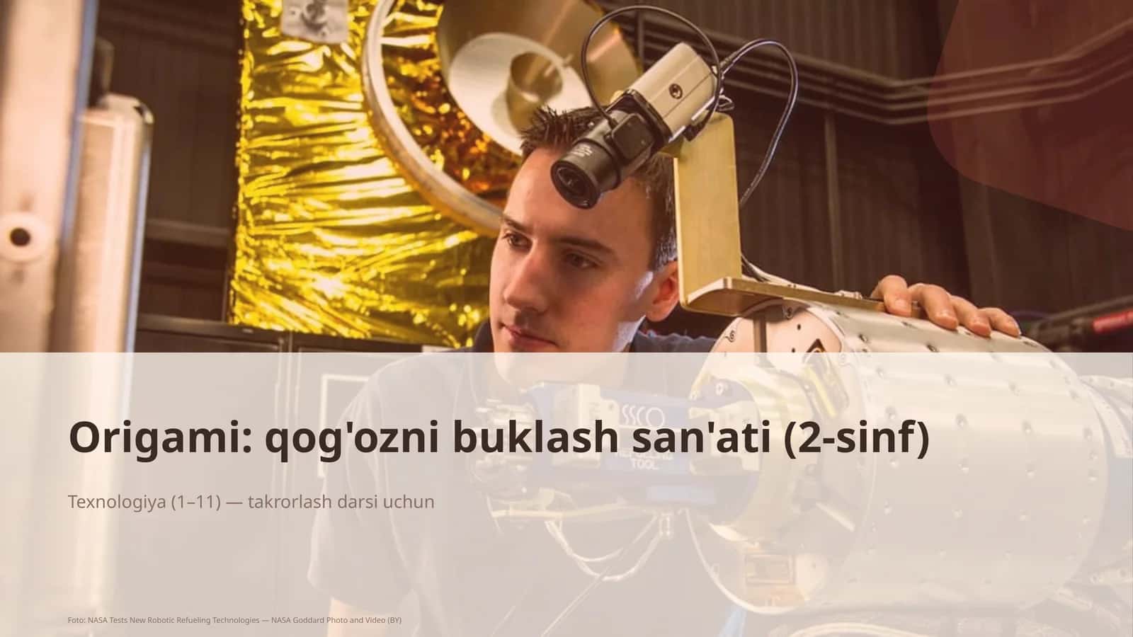 Origami: qog'ozni buklash san'ati (2-sinf) 1