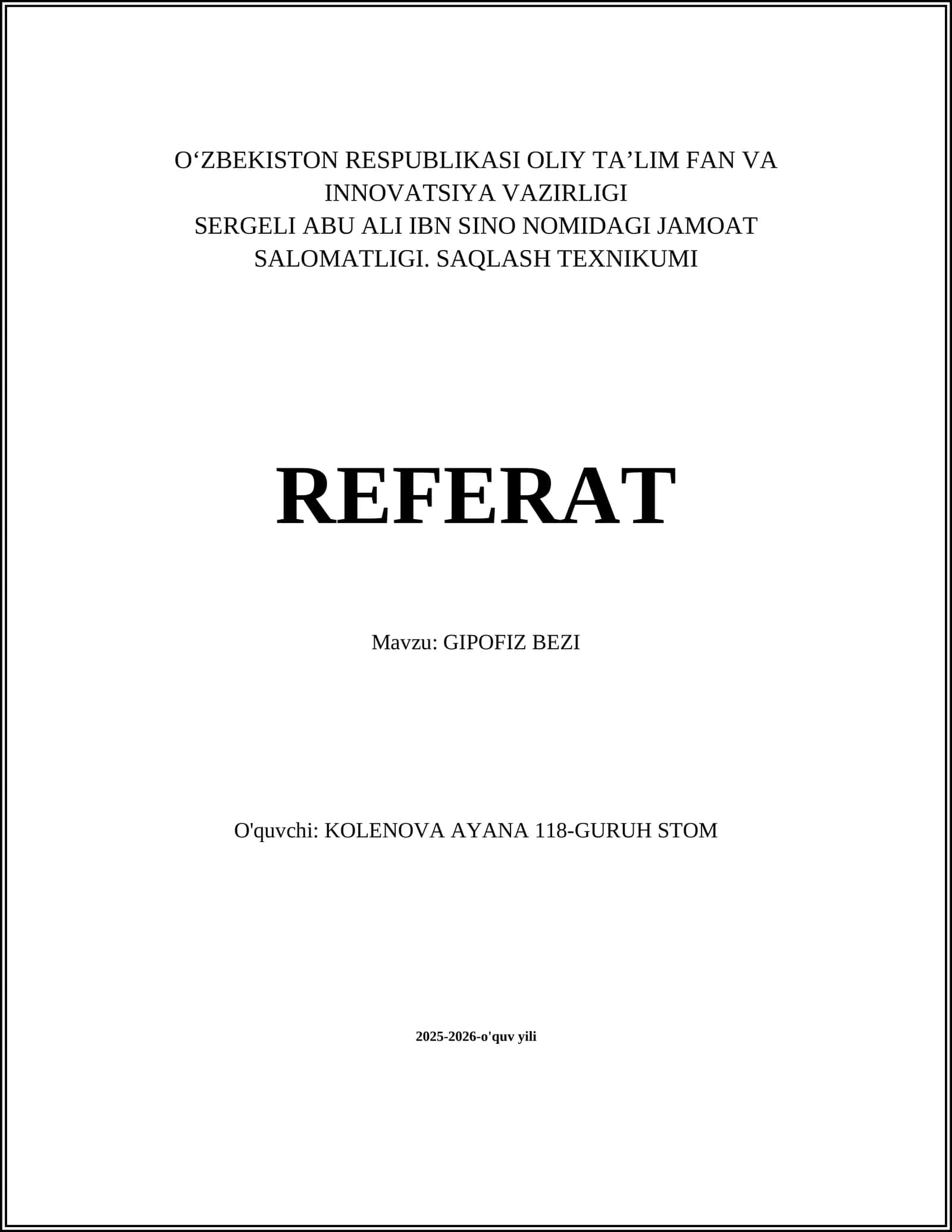 GIPOFIZ BEZI 1