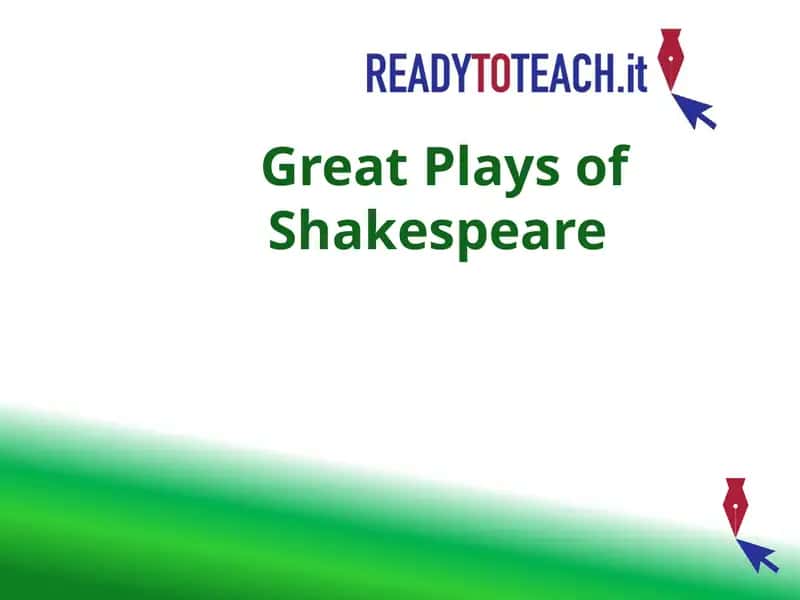 Great Plays of Shakespeare 1