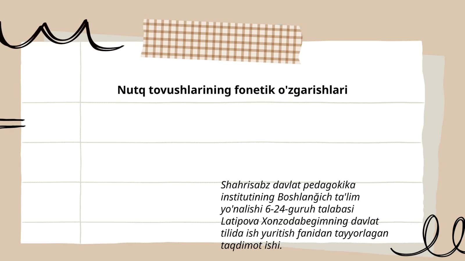 Nutq tovushlarining fonetik o'zgarishlari 1