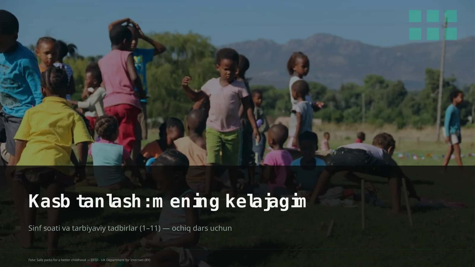 Kasb tanlash: mening kelajagim 1
