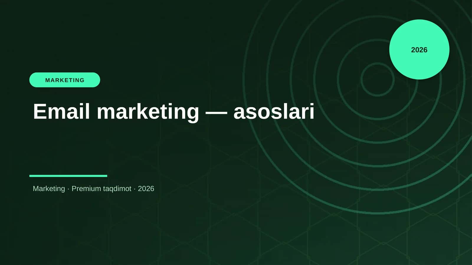 Email marketing — asoslari 1